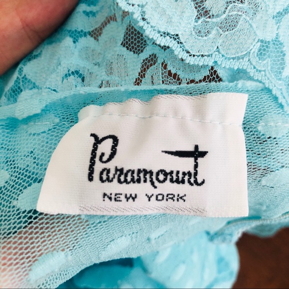 VINTAGE Victorian Mint Lace Nightgown - Picture 9 of 9